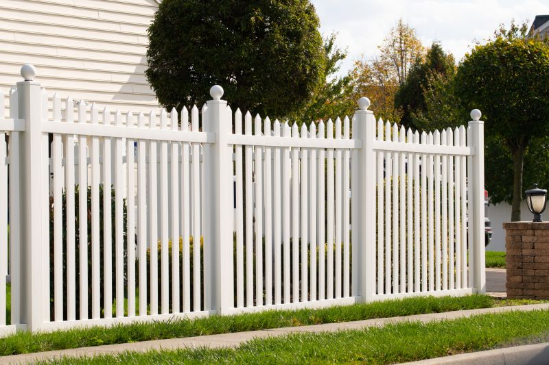 White PVC Fence Installation in Wilmington, NC